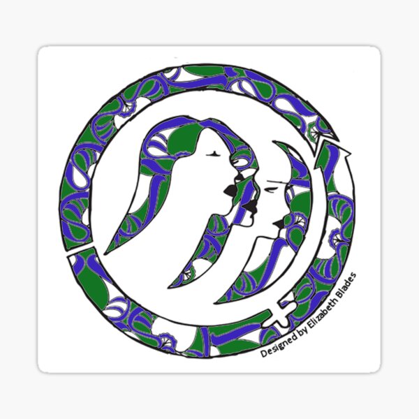 Sisterhood in Suffragette Colours Sticker