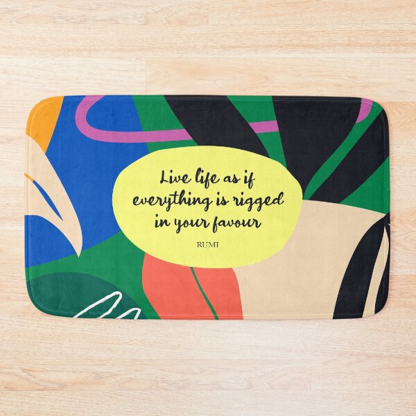 Item preview, Live life as if everything is rigged in your favour. - Rumi designed and sold by StudioCitrine.