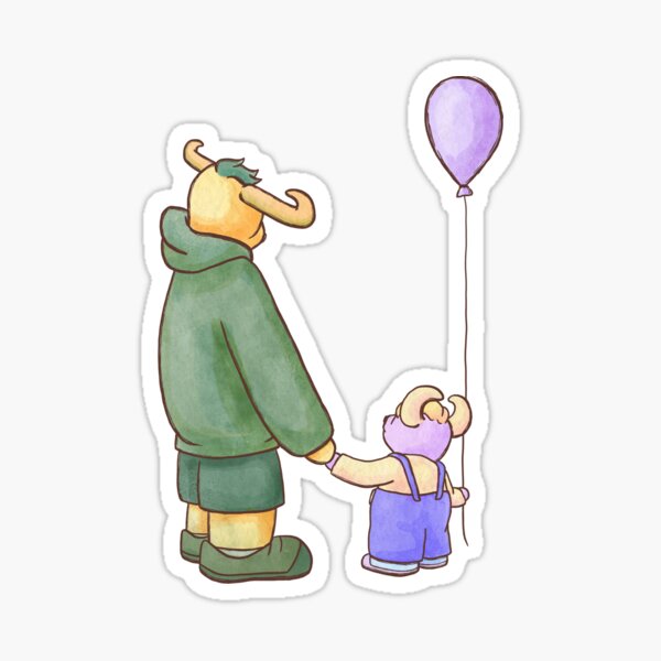 Jack and Sam Sticker