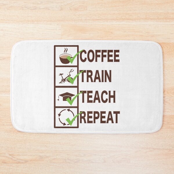 Item preview, Coffee train teach repeat designed and sold by Breier.