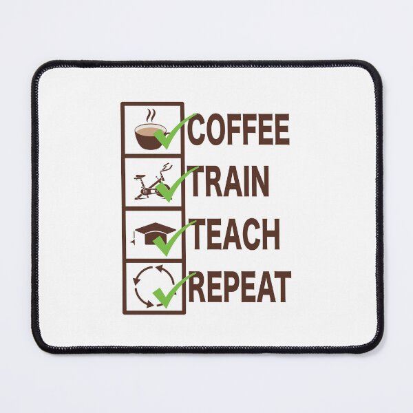 Item preview, Coffee train teach repeat designed and sold by Breier.