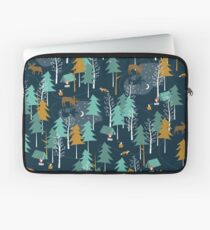 MOONLIGHT, Woodland, Camping, Moose Laptop Sleeve