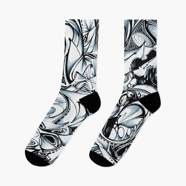 Item preview, The Paradox of Choice (Abstract Black and White) designed and sold by inkymoods.