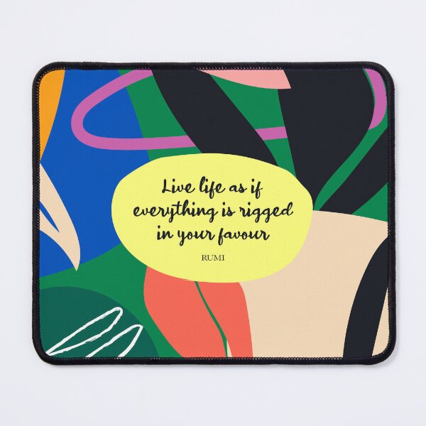 Item preview, Live life as if everything is rigged in your favour. - Rumi designed and sold by StudioCitrine.