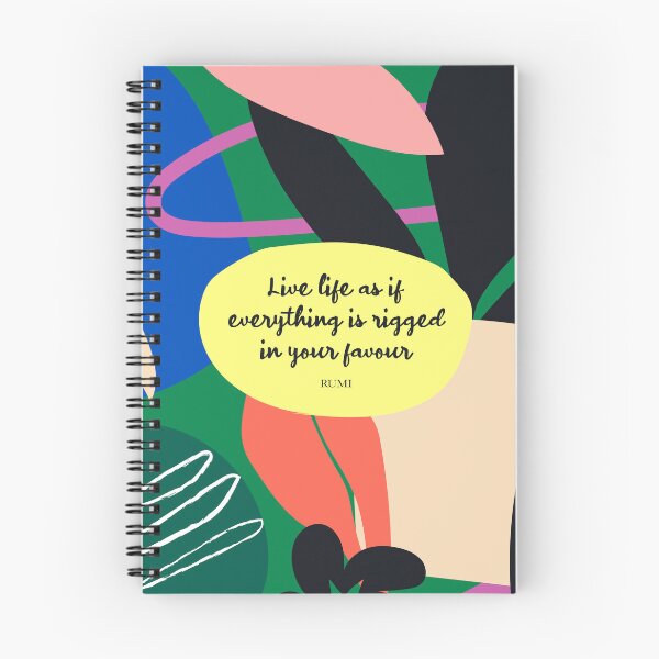 Item preview, Live life as if everything is rigged in your favour. - Rumi designed and sold by StudioCitrine.