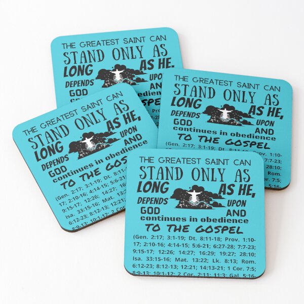 The Greatest Saint - Christian  Coasters (Set of 4)