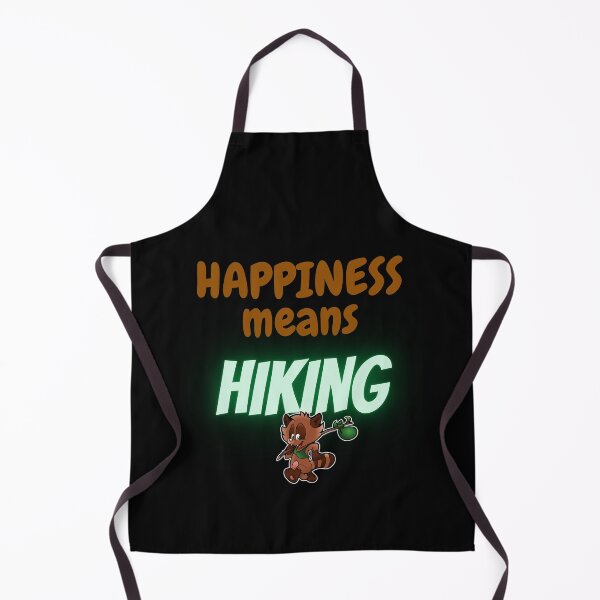 Item preview, Happiness means hiking : hiking : happy designed and sold by FLIRTAASAN.