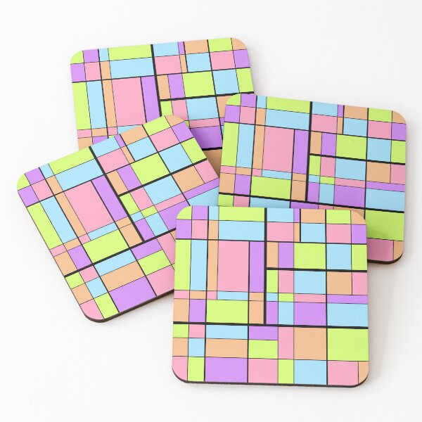 Item preview, Lines and squares, pastel designed and sold by JcB-Arts.