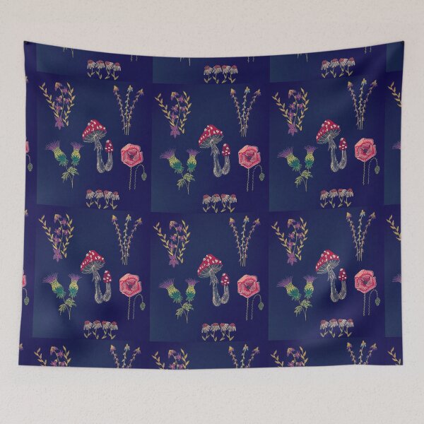 Item preview, Wild Woodland flowers and fungi! designed and sold by ElsieVirgo91.