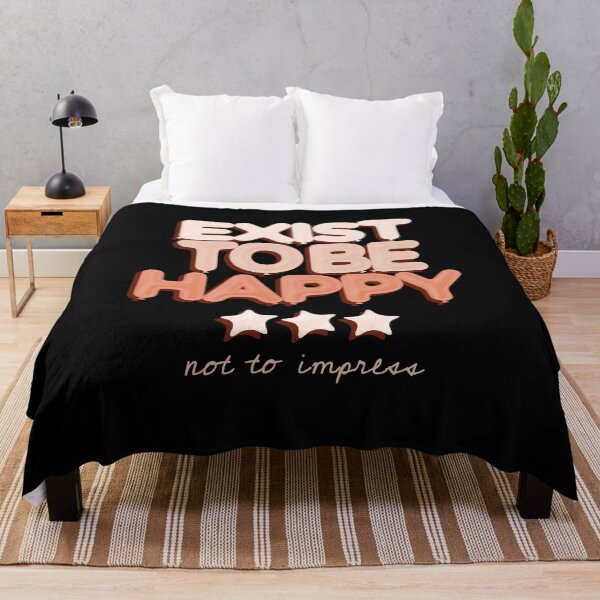 Item preview, Exist To Be Happy Not To Impress designed and sold by IllustrT.