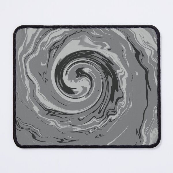 Item preview, Greyscale Liquid Swirls Retro Pattern designed and sold by JadedLilacsArt.