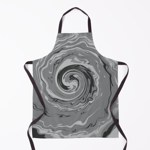 Item preview, Greyscale Liquid Swirls Retro Pattern designed and sold by JadedLilacsArt.