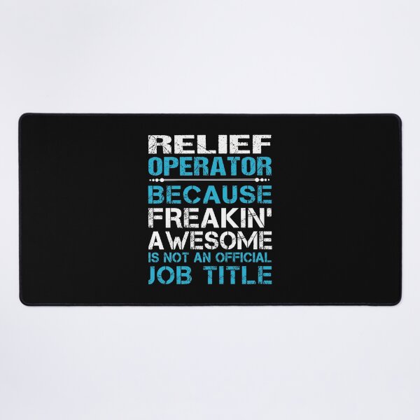 Item preview, Relief Operator T Shirt - Freaking Awesome Job Gift Item Tee designed and sold by oetate4774.