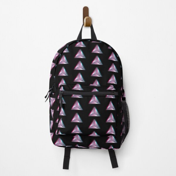 Item preview, Triangle geometry mandala of Stars in glitch effect designed and sold by PrintsyGal.