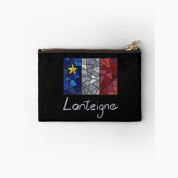Item preview, Acadian Flag pastel mosaic Lanteigne  - Drapeau acadien mosaïque pastel vitrail Lanteigne designed and sold by ColoursOfFrance.