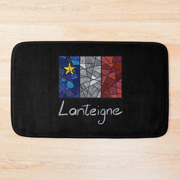 Item preview, Acadian Flag pastel mosaic Lanteigne  - Drapeau acadien mosaïque pastel vitrail Lanteigne designed and sold by ColoursOfFrance.