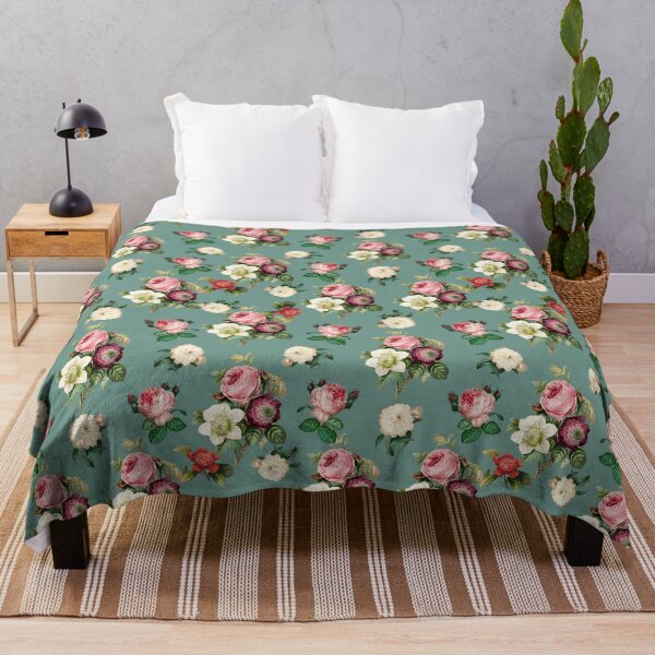 Artikelvorschau, Rote Rosen und Blumenmuster entworfen und verkauft von JOY STORE 45.