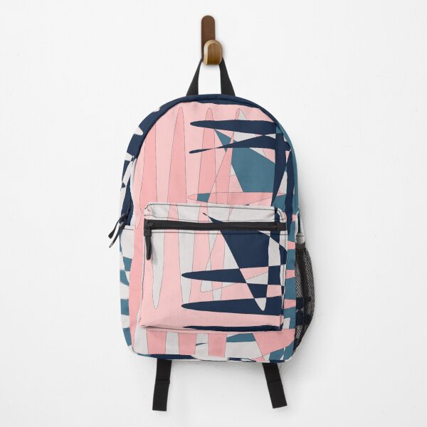 Item preview, Pale Pink & Aqua & Navy Abstract designed and sold by Katjushka.