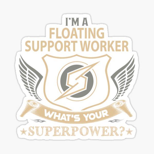 Artikel-Vorschau von Floating Support Worker T-Shirt - Was ist Ihr Supermacht-Job-Geschenkartikel-T-Stück, designt und verkauft von nutallrosario.