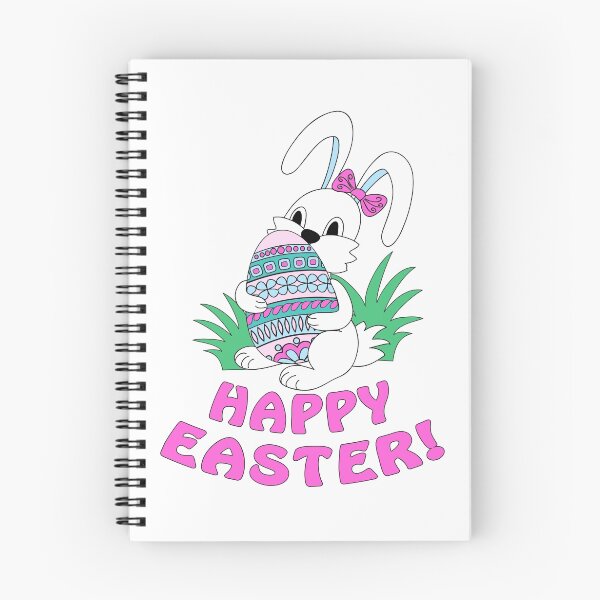 Item preview, Happy Easter with cute bunny keeping egg designed and sold by AlinNova.