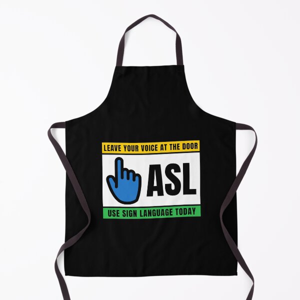 Item preview, Leave Your Voice At The Door Use Sign Language Today designed and sold by IllustrT.