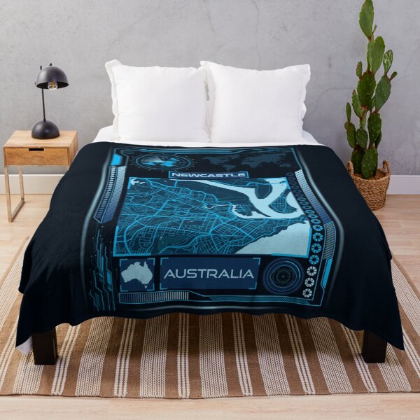 Item preview, NEWCASTLE MAP AUSTRALIA designed and sold by hatimelhag.