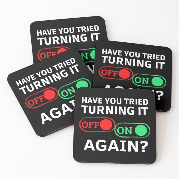 Item preview,  Have you tried turning it off and on again ??? designed and sold by STELLA-BRILANTE.