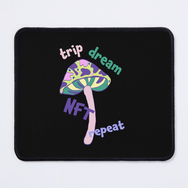 Item preview, Trip dream NFT repeat mushroom art designed and sold by vasarenar.