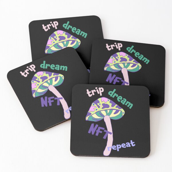 Item preview, Trip dream NFT repeat mushroom art designed and sold by vasarenar.