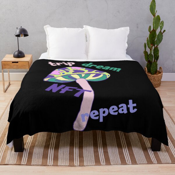 Item preview, Trip dream NFT repeat mushroom art designed and sold by vasarenar.