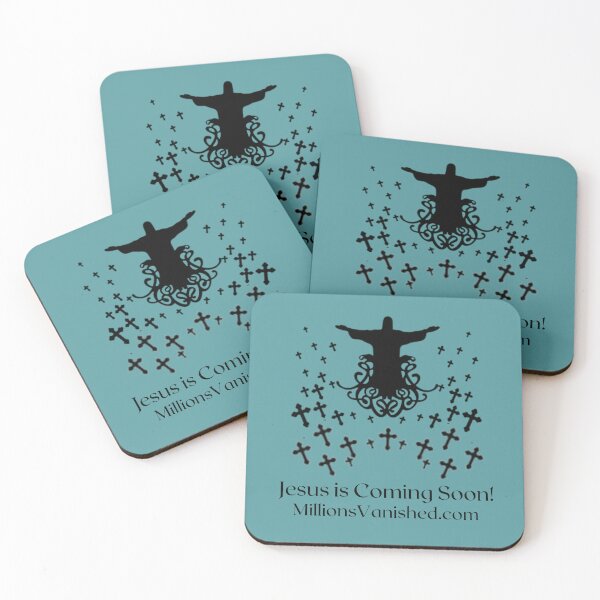 Jesus is Coming - Christian  Coasters (Set of 4)