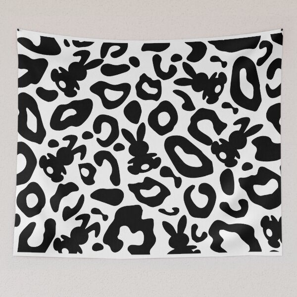 Item preview, Leopard Print Bunny Rabbit Pattern designed and sold by RavenPhotoUK.