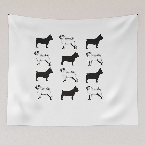 Item preview,   A cute bulldog pattern design.  Cute dog pattern designs. designed and sold by Doggymadness.