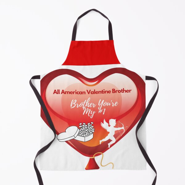 Item preview, All American Happy Day Valentine You're My #1 Brother designed and sold by Darlene Douglas-Jackson.