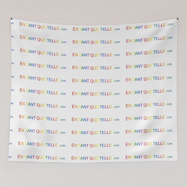 Item preview, Copie de En Tant Que Telle .com (blue, horizontal) designed and sold by MentaLee.
