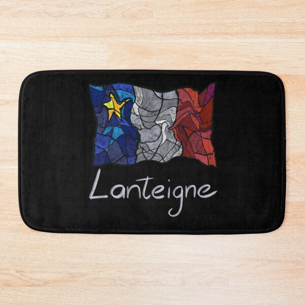Item preview, Acadian Flag pastel liquid mosaic Lanteigne - Drapeau acadien mosaïque liquide pastel vitrail Lanteigne designed and sold by ColoursOfFrance.