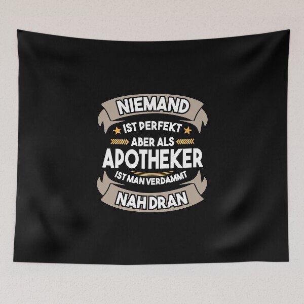 Item preview, Funny Pharmacist Gift- Niemand Ist Perfekt designed and sold by tagtrinidad.