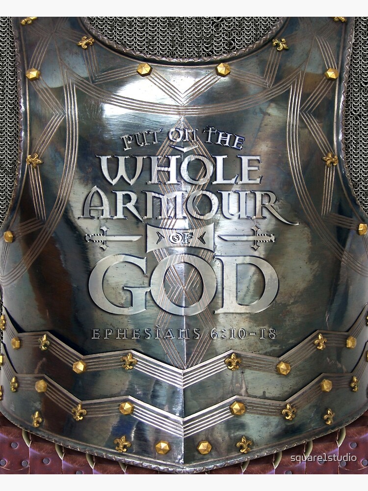 "Whole Armour of God" Poster for Sale by square1studio Redbubble