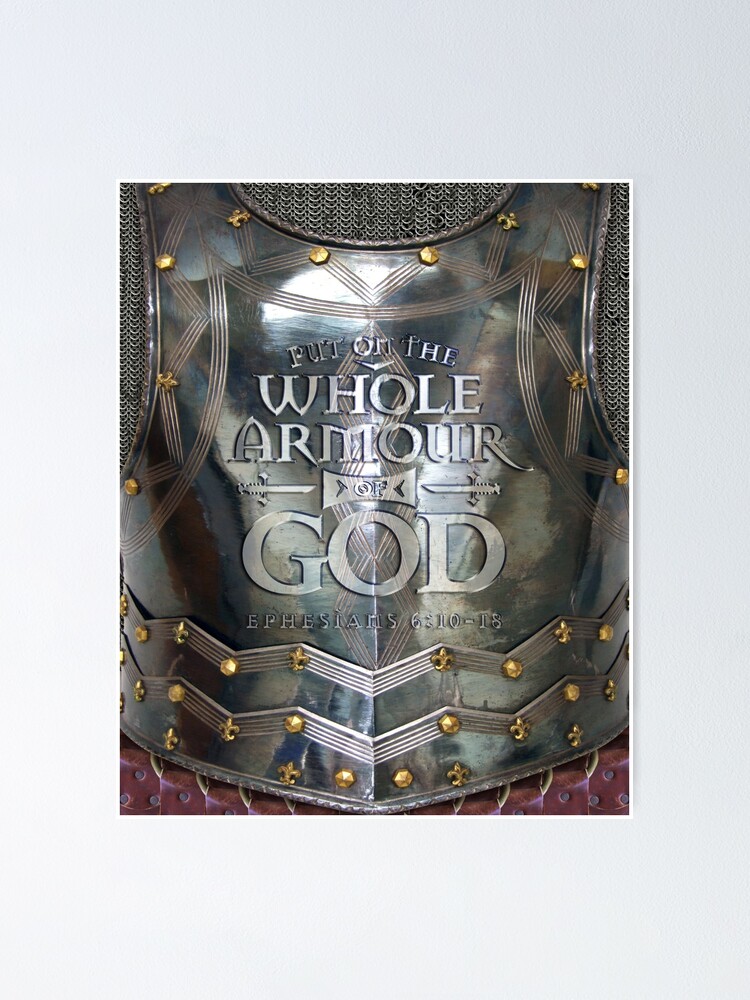 "Whole Armour of God" Poster for Sale by square1studio Redbubble