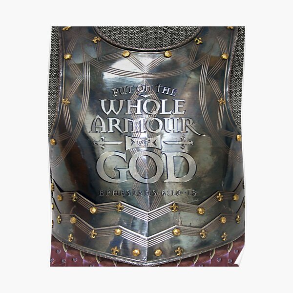 "Whole Armour of God" Poster for Sale by square1studio Redbubble