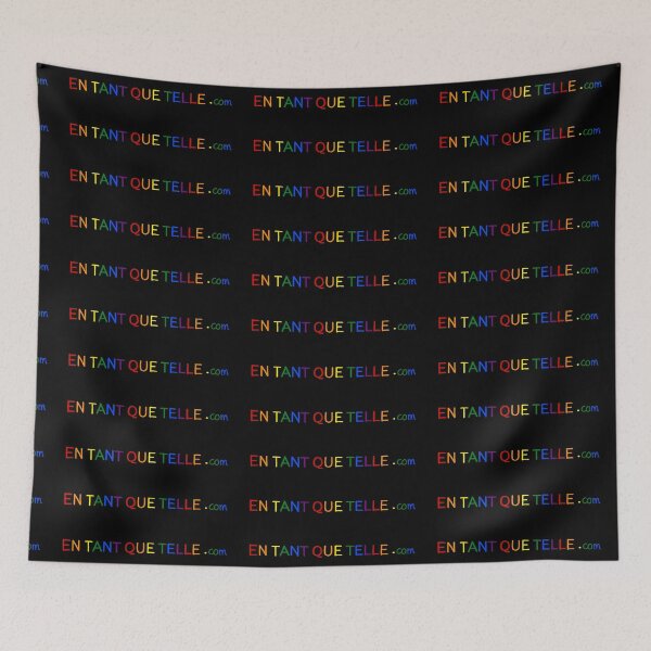 Item preview, Copie de Copie de En Tant Que Telle .com (blue, horizontal) designed and sold by MentaLee.