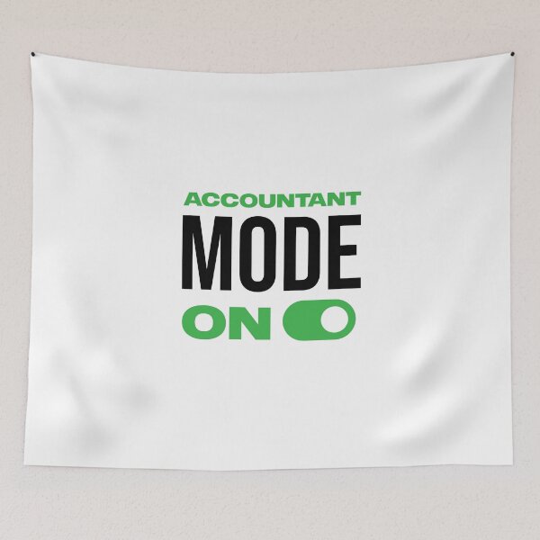 Item preview, Accountant Mode ON, Funny tax preparation period Tshirt, CPA Students, Bookkeeper Mug, Auditor gift designed and sold by Eddyed.