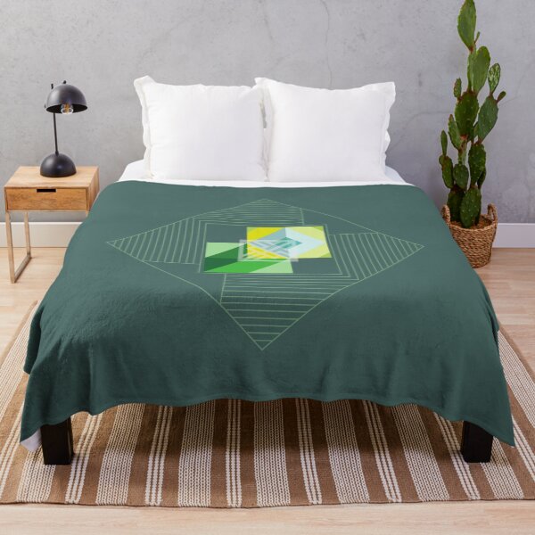Item preview, Abstract Geometric Minimalist, Green Tea Oriental Zen designed and sold by artistango.