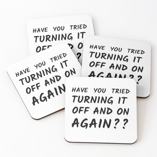 Item preview, Have you tried turning it off and on again ??? designed and sold by STELLA-BRILANTE.