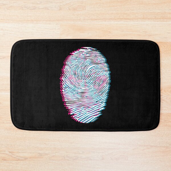 Item preview, Fingerprint in glitch effect designed and sold by PrintsyGal.