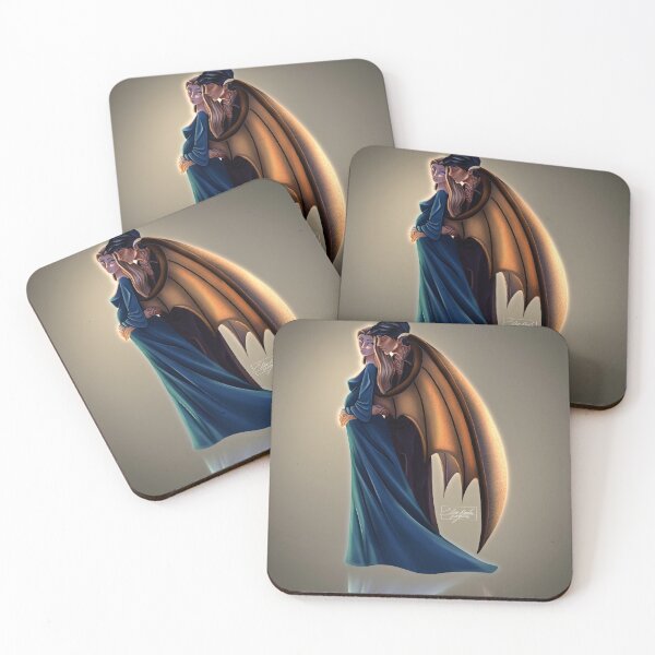 Item preview, Rhysand and pregnant Feyre with wings designed and sold by Elsa Pedrosa Noguera.