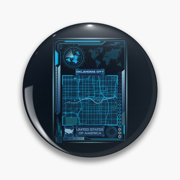 Item preview, OKLAHOMA CITY MAP USA designed and sold by hatimelhag.