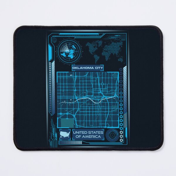 Item preview, OKLAHOMA CITY MAP USA designed and sold by hatimelhag.