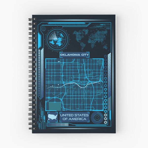 Item preview, OKLAHOMA CITY MAP USA designed and sold by hatimelhag.