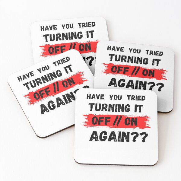 Item preview,  Have you tried turning it off and on again ??? designed and sold by STELLA-BRILANTE.